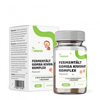 Netamin fermentált gomba kivonat komplex kapszula 60db