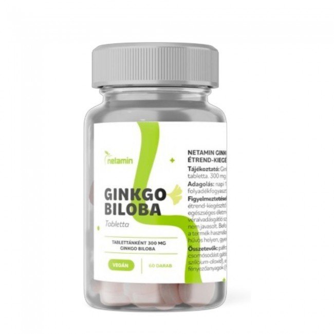 Netamin ginkgo biloba tabletta 60db
