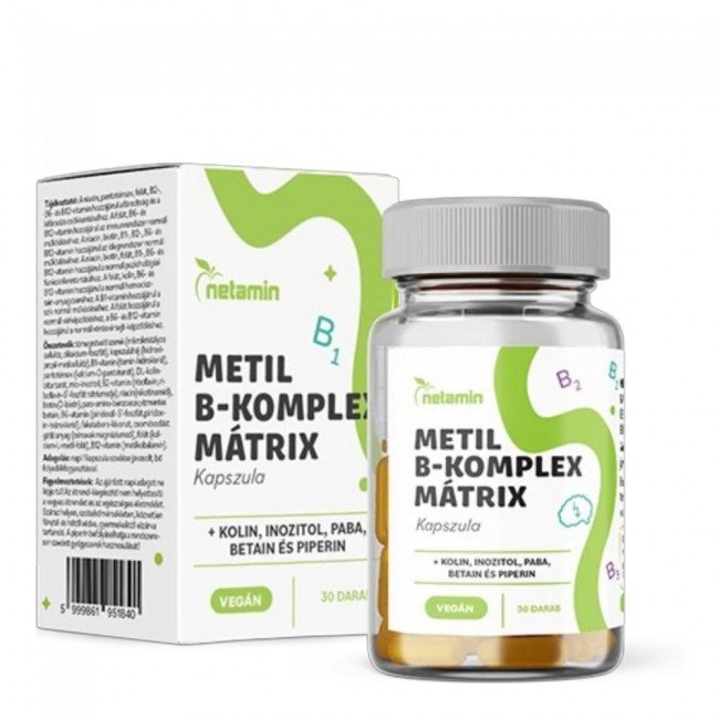 Netamin metil b-komplex mátrix kapszula 30db