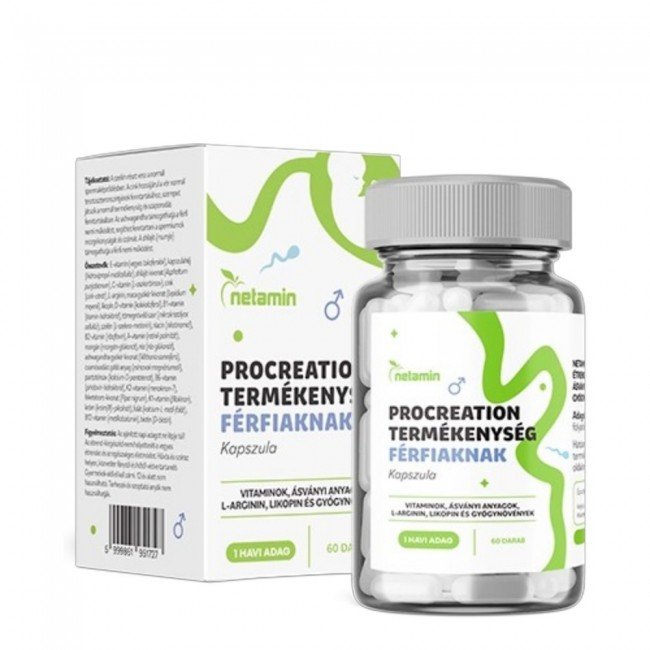 Netamin procreation termékenység férfiaknak kapszula 60db