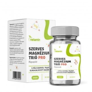 Netamin szerves magnézium trió tabletta 60db