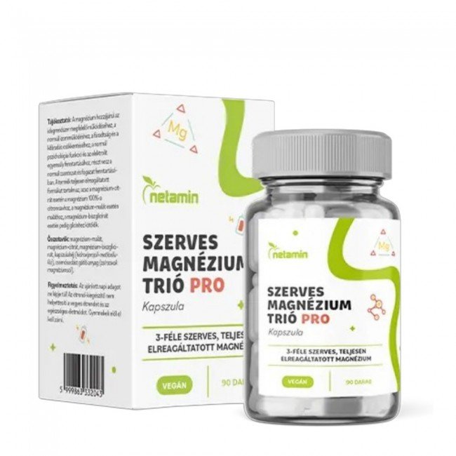 Netamin szerves magnézium trió tabletta 60db