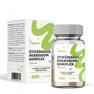 Netamin útifű maghéj mikrobiom komplex kapszula 120db