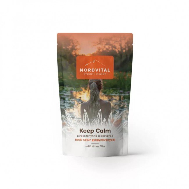 Nordvital keep calm stresszoldó teakeverék 90g