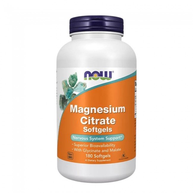 Now magnesium citrate 134mg lágykapszula 90db Now magnesium citrate 134mg lágykapszula 90db