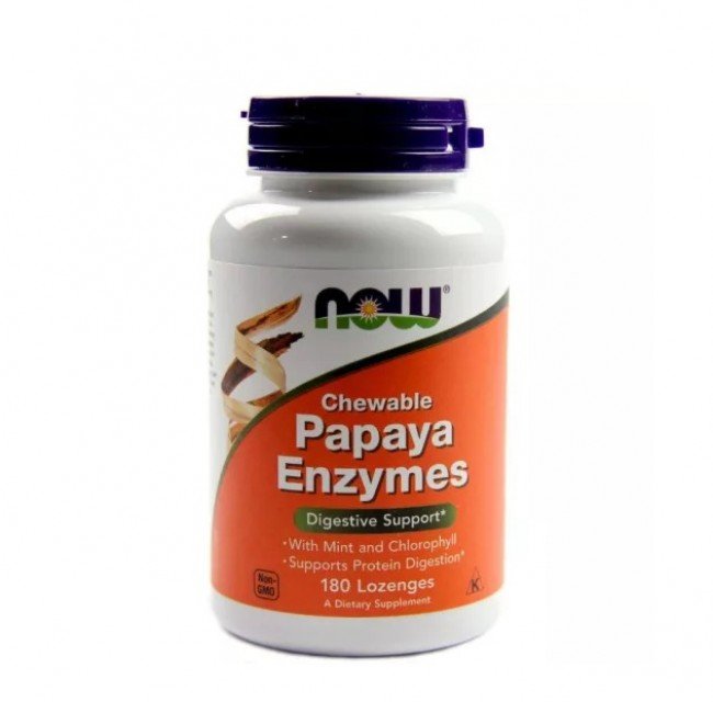 Now papaya enzime rágótabletta 180db