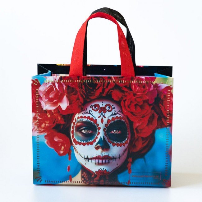 Ökotáska La Catrina - kék 1db Ökotáska La Catrina - kék 1db