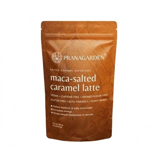 Pranagarden maca-sós karamellás latte italpor 100g