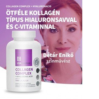 Usa Medical collagen complex+hialuronsav kapszula 60db