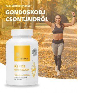 Usa Medical k2+d3 c-vitaminnal kapszula 60db