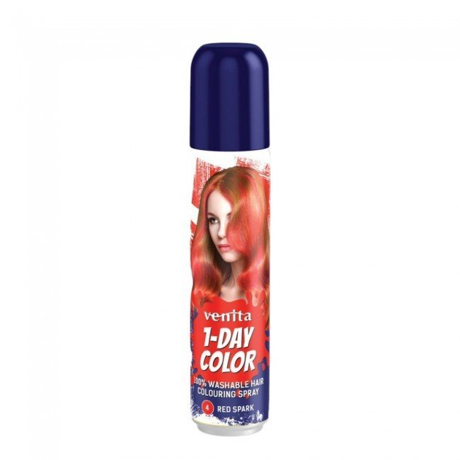 Venita 1 Day Color hajszínező spray NR4 piros 50ml