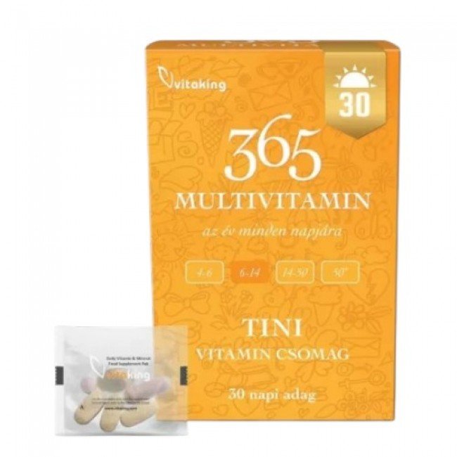 Vitaking 365 tini multivitamin csomag 30db