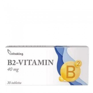 Vitaking b2-vitamin (riboflavin) 40 mg 30db