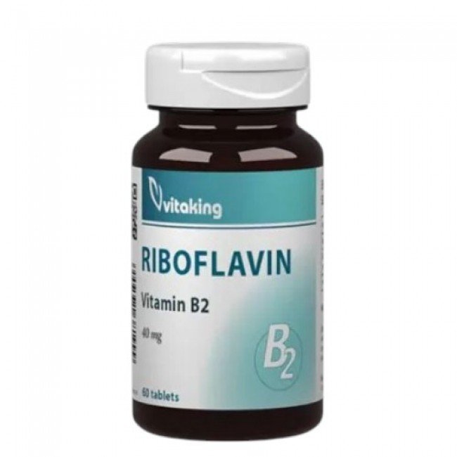 Vitaking b2-vitamin (riboflavin) tabletta 60db