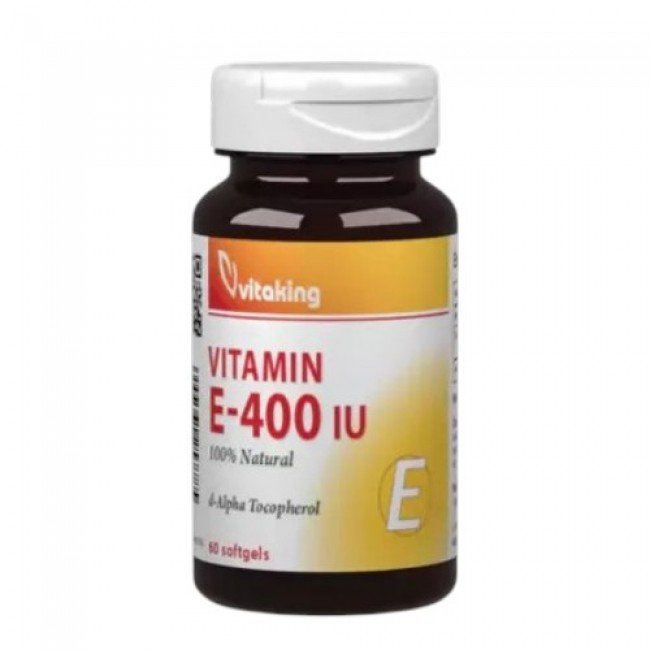 Vitaking e-vitamin 400iu természetes d-alpha lágykapszula 60db Vitaking e-vitamin 400iu természetes d-alpha lágykapszula 60db