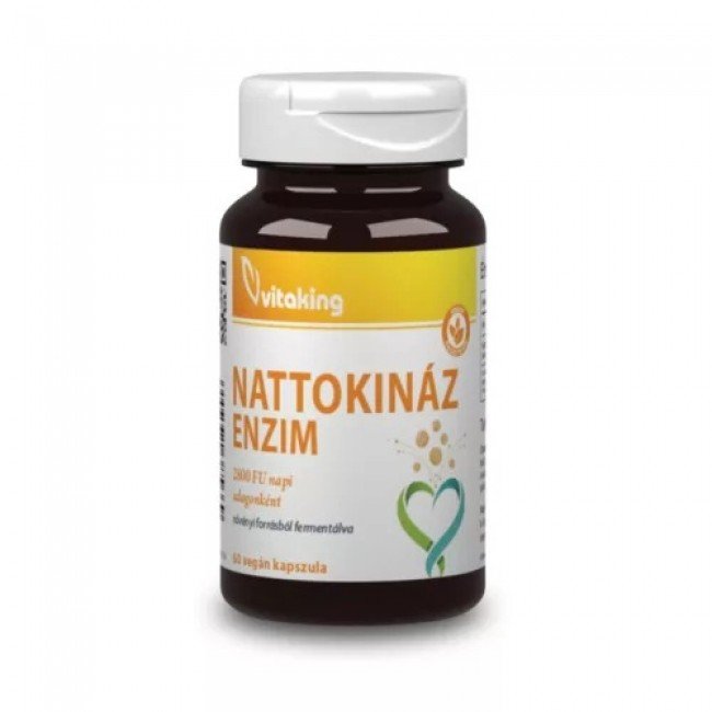 Vitaking nattokináz enzim kapszula 60db Vitaking nattokináz enzim kapszula 60db