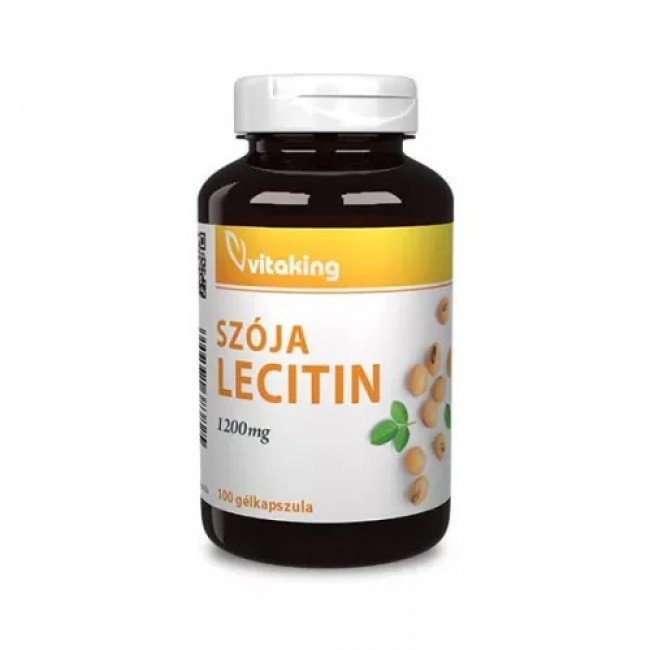 Vitaking szója lecitin 1200mg kapszula 100db Vitaking szója lecitin 1200mg kapszula 100db