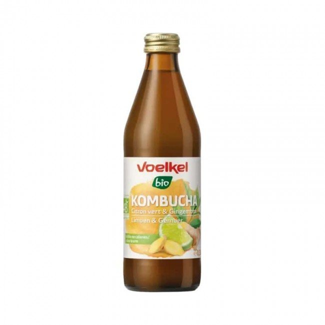 Voelkel bio kombucha lime-gyömbér 330ml