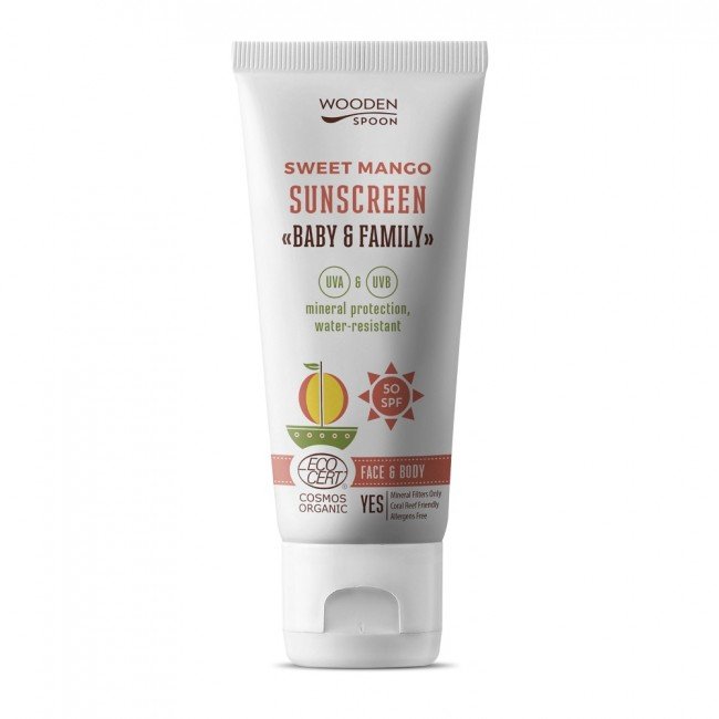 Wooden spoon bio naptej és testápoló mangóval spf 50 100ml