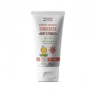 Wooden spoon bio naptej és testápoló mangóval spf 50 150ml Wooden spoon bio naptej és testápoló mangóval spf 50 150ml