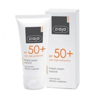 Ziaja med napvédő színezett krém, natúr tónus, kitágult hajszáleres bőrre ff50+ 50ml Ziaja med napvédő színezett krém, natúr tónus, kitágult hajszáleres bőrre ff50+ 50ml