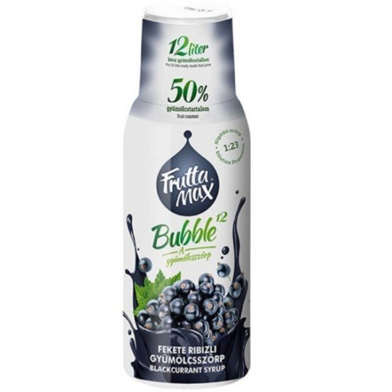 Fruttamax bubble feketeribizli 500ml