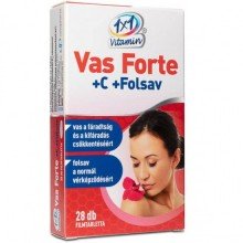 1x1 vas forte +c+folsav tabletta 28db