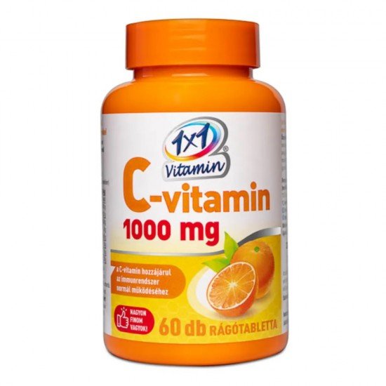 1X1 vitaday c-Vitamin 1000 mg rágótabletta 60db