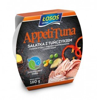 Losos gyömbéres-vadrizses tonhalsaláta 160g