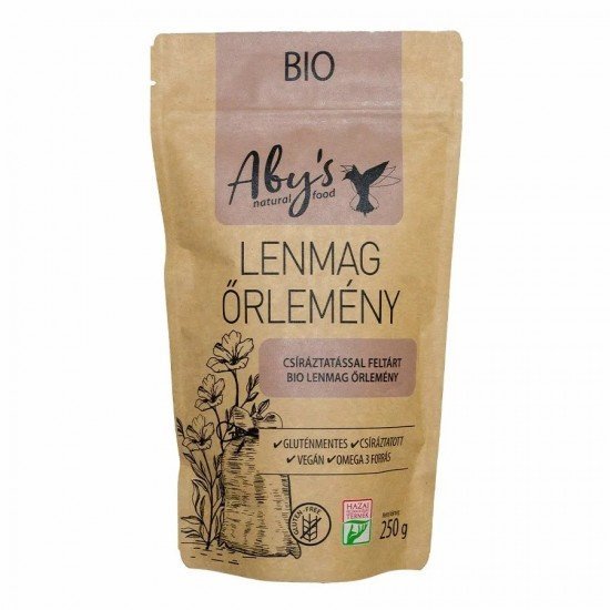 Aby bio csíráztatott lenmagőrlemény 250g 