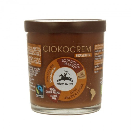 Alce Nero bio mogyoró-csokikrém 180g Alce Nero bio mogyoró-csokikrém 180g