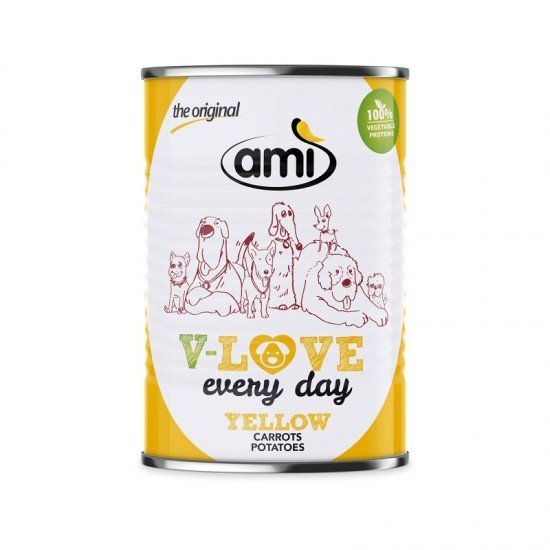 Ami yellow növényi nedvestáp kutyáknak 400g Ami yellow növényi nedvestáp kutyáknak 400g