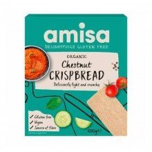 Amisa bio gesztenyés kréker 100g Amisa bio gesztenyés kréker 100g