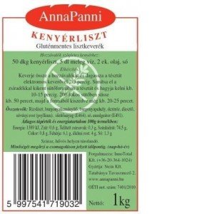 Annapanni gluténmentes kenyérliszt 1000g