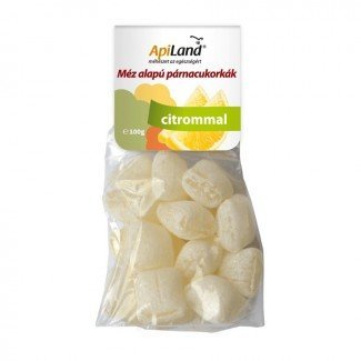 Apiland mézes és citromos párnacukorkák 100g Apiland mézes és citromos párnacukorkák 100g