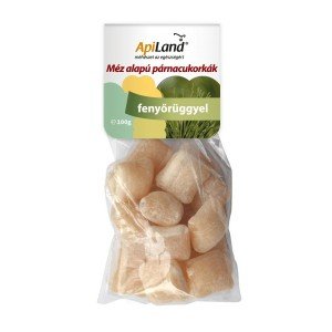 Apiland mézes és fenyőrügyes párnacukorkák 100g Apiland mézes és fenyőrügyes párnacukorkák 100g