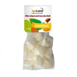 Apiland mézes és mentás párnacukorkák 100g Apiland mézes és mentás párnacukorkák 100g
