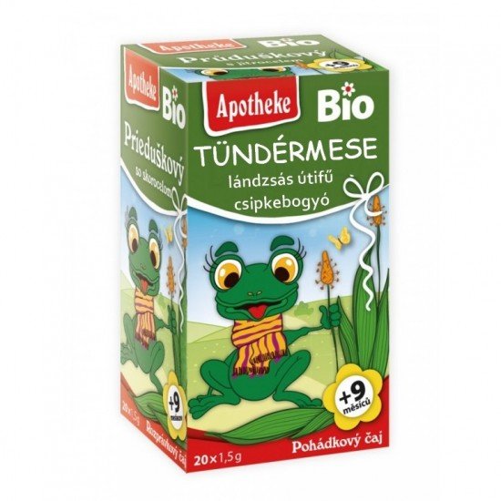 Apotheke tündérmese bio tea gyermekeknek, lándzsás útifű tea csipkebogyóval és homoktövissel 30g