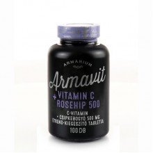 Armárium armavit c-vitamin+csipkebogyó 500 mg étrend-kiegészítő tabletta 100db