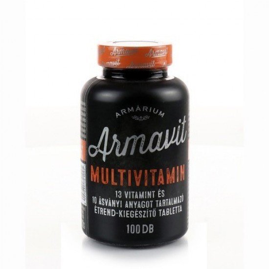 Armárium armavit multivitamin 13 vitamin és 10 ásványi anyagot tartalmazó étrend-kiegészítő tabletta 100db