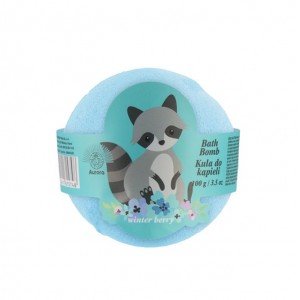 Aurora Téli bogyó illatú fürdőbomba - mosómedve 100g Aurora Téli bogyó illatú fürdőbomba - mosómedve 100g