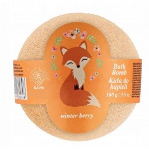 Aurora Téli bogyó illatú fürdőbomba - róka 100g Aurora Téli bogyó illatú fürdőbomba - róka 100g