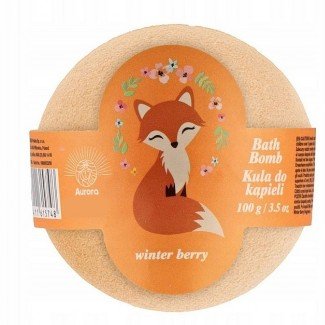 Aurora Téli bogyó illatú fürdőbomba - róka 100g