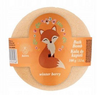 Aurora Téli bogyó illatú fürdőbomba - róka 100g