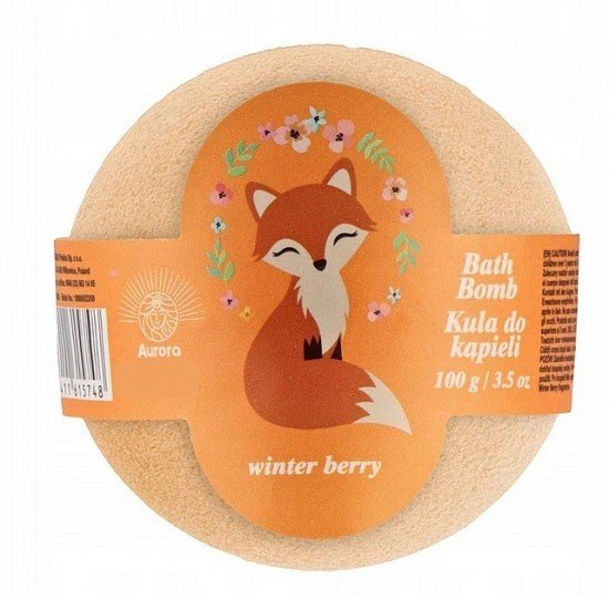 Aurora Téli bogyó illatú fürdőbomba - róka 100g Aurora Téli bogyó illatú fürdőbomba - róka 100g
