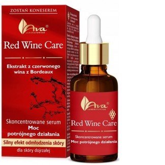 Ava anti aging ránctalanító és bőrfiatalító arcszérum bordeaux-i vörösbor kivonattal 30ml