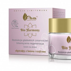 Ava bio harmony luxury intenzív ránctalanító és bőrkisimító anti-aging nappali arckrém sáfránnyal és lótusszal 50ml