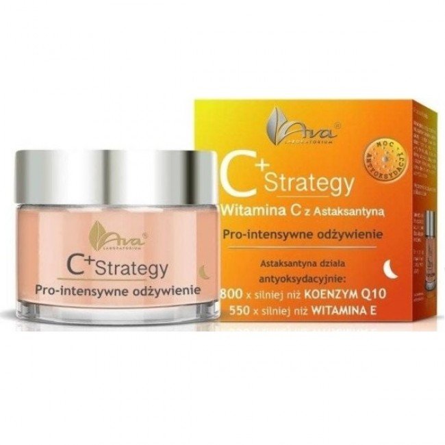 Ava c+ strategy c-vitaminos azonnali bőrkisimító és bőrtápláló éjszakai arckrém 50ml
