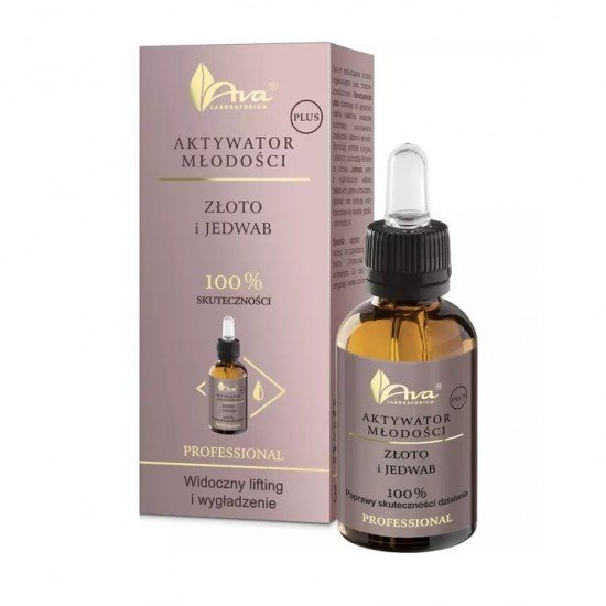 Ava fiatalság aktivátor plus nano gold arany és silk selyemproteinnel 30ml