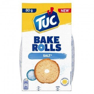 TUC Bake rolls kétszersült natúr 80g 